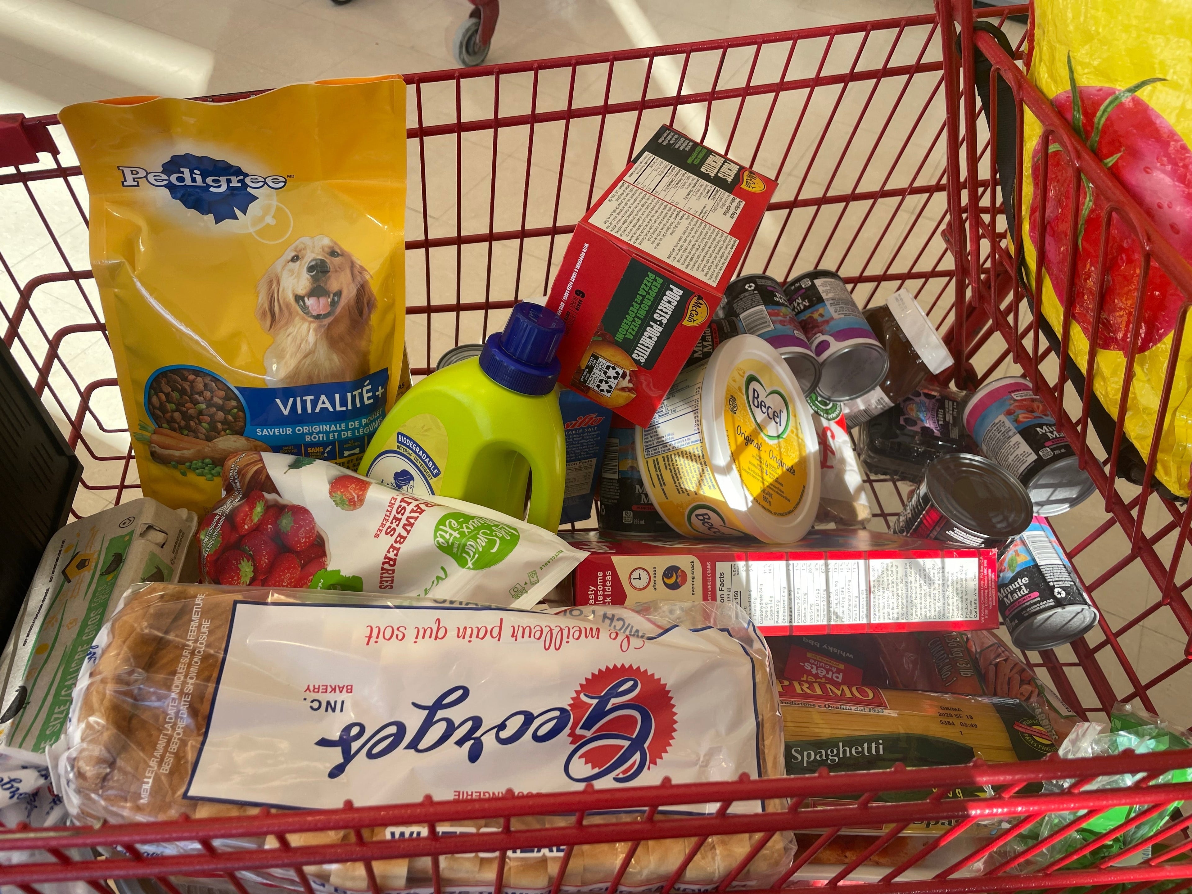 comment faire l'épicerie 150$ pour 2 semaines