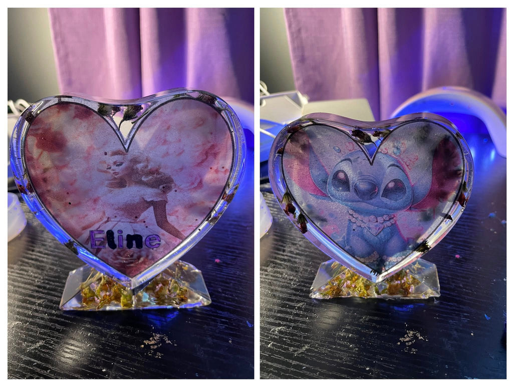 plateforme cœur avec photo